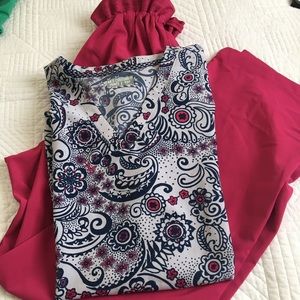 SOLD Beautiful set of scrubs
